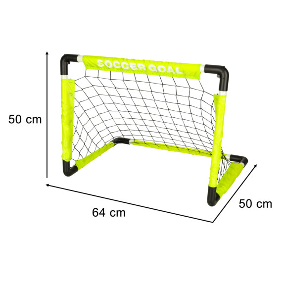 Focikapu készlet Inlea4Fun SOCCER GOAL SET