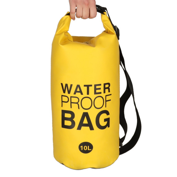 Vízálló táska 10 l Water proof bag - sárga