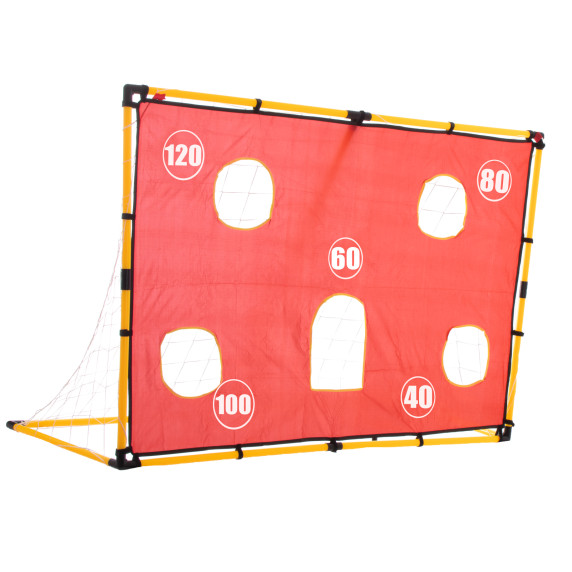 Focikapu edzőlyukakkal Inlea4Fun SOCCER GOAL PLAY SET