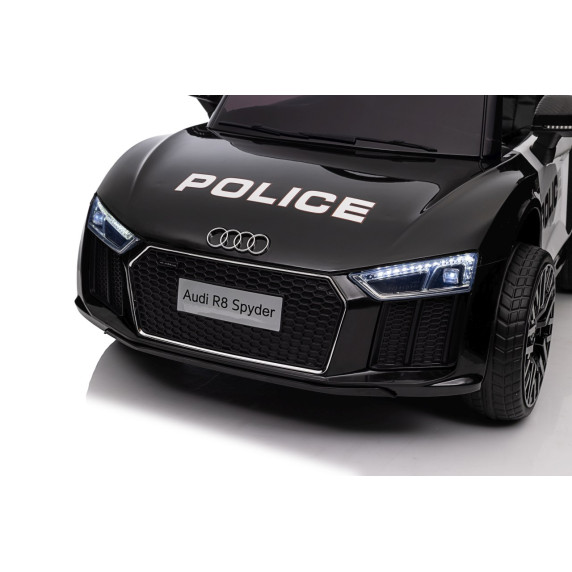 Elektromos kisautó Audi R8 Spyder Police - rendőrautó