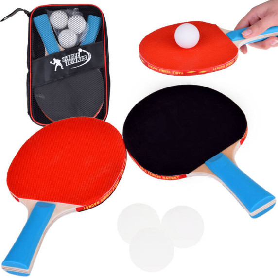 Ping-pong asztaliteniszütő készlet Inlea4Fun TABLE TENNIS