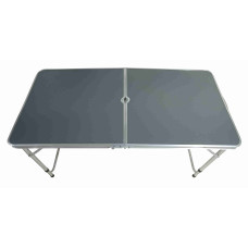 Összecsukható kemping asztal 120x60x54/60/70 cm AGA MR2021-Grey - Szürke Előnézet