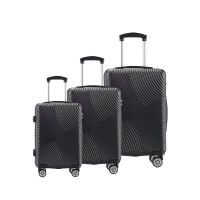 Bőrönd szett Aga Travel MR4654-Black - Fekete 