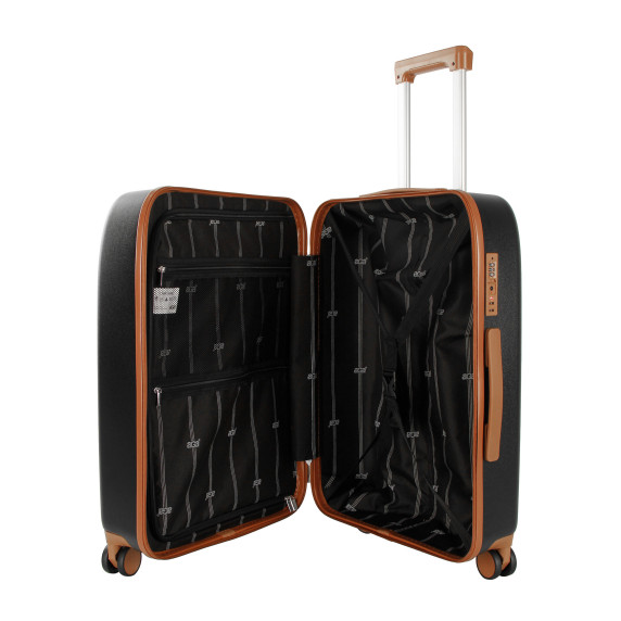 Bőrönd szett AGA Travel MR4670-BLACK - fekete