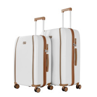 Bőrönd szett AGA Travel MR4670-WHITE - fehér 