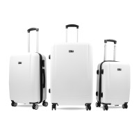 Bőrönd szett AGA Travel MR4656-White - fehér 