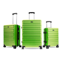 Bőrönd szett AGA Travel MR4657-Light-Green - világoszöld 