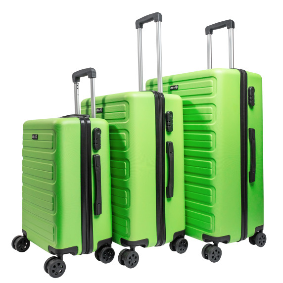 Bőrönd szett AGA Travel MR4657-Light-Green - világoszöld