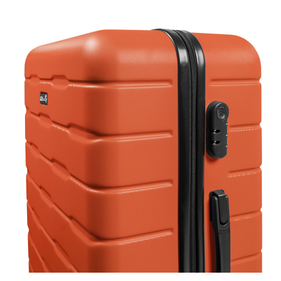 Bőrönd szett AGA Travel MR4658-Dark Orange - narancssárga