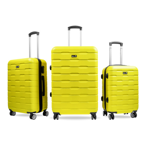 Bőrönd szett AGA Travel MR4658-Yellow - sárga