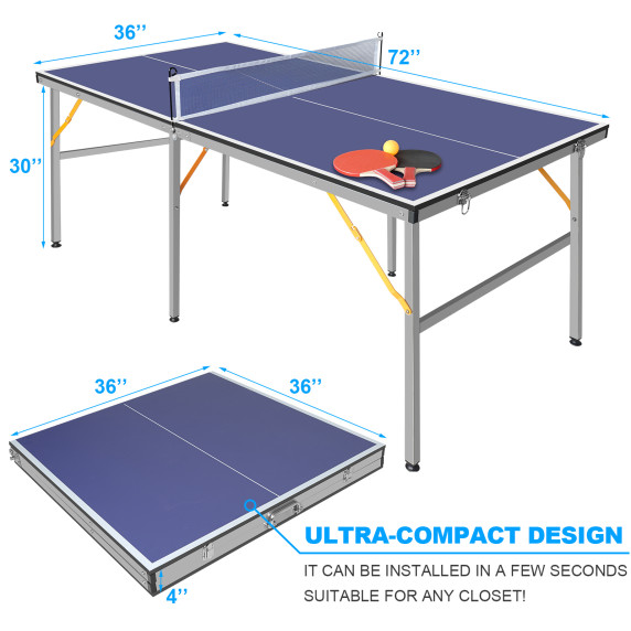 Ping-pong asztal kiegészítőkkel AGA MR6071