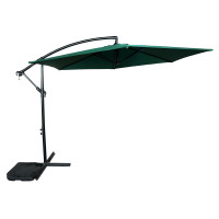 Kerti napernyő 300 cm AGA MR2025-DarkGreen - sötétzöld 