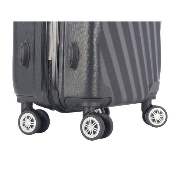 Bőrönd AGA Travel MR4664-Black - fekete