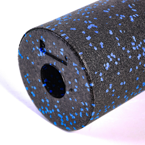 Fitnesz masszírozó henger 15 x 30 cm AGA DS615BLACK-BLUE - fekete/kék