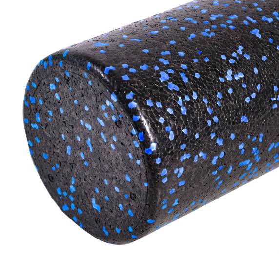 Fitnesz masszírozó henger 15 x 45 cm AGA DS616BLACK-BLUE - fekete/kék