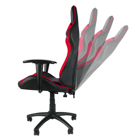 Gamer szék AGA MR2090RED - fekete/piros