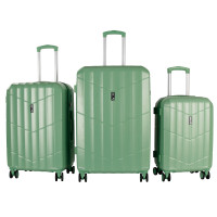 Bőrönd szett AGA Travel MR4669 - Light Green - zöld 