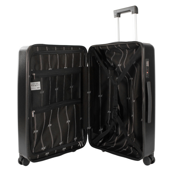 Bőrönd szett AGA Travel MR4673 - Black - fekete