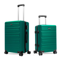 Bőrönd készlet 2 darabos AGA Travel MR4657-Dark Green - Sötétzöld 