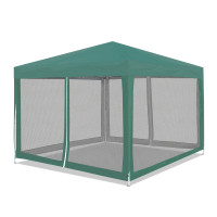 Kerti pavilon szúnyoghálóval 3 x 3 m AGA DS7013-GREEN - zöld 