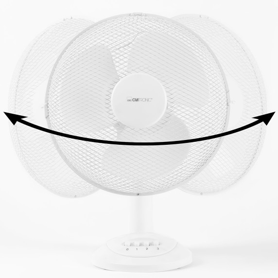 Asztali ventilátor 30 cm Clatronic  - VL3790 - Fehér